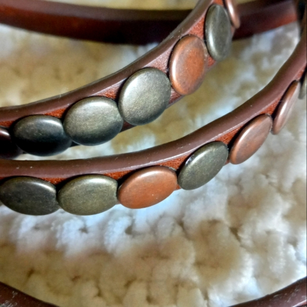 Metal embellished Belt